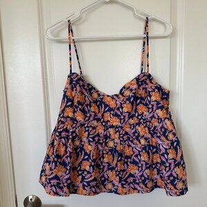 J. Crew flowy tank top. Size L. NWT